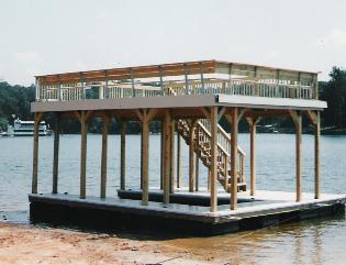 Boat Dock With Sundeck